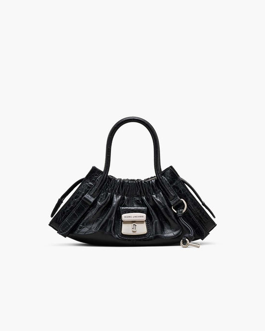 Marc Jacobs The Croc Cristina Small Satchel Black