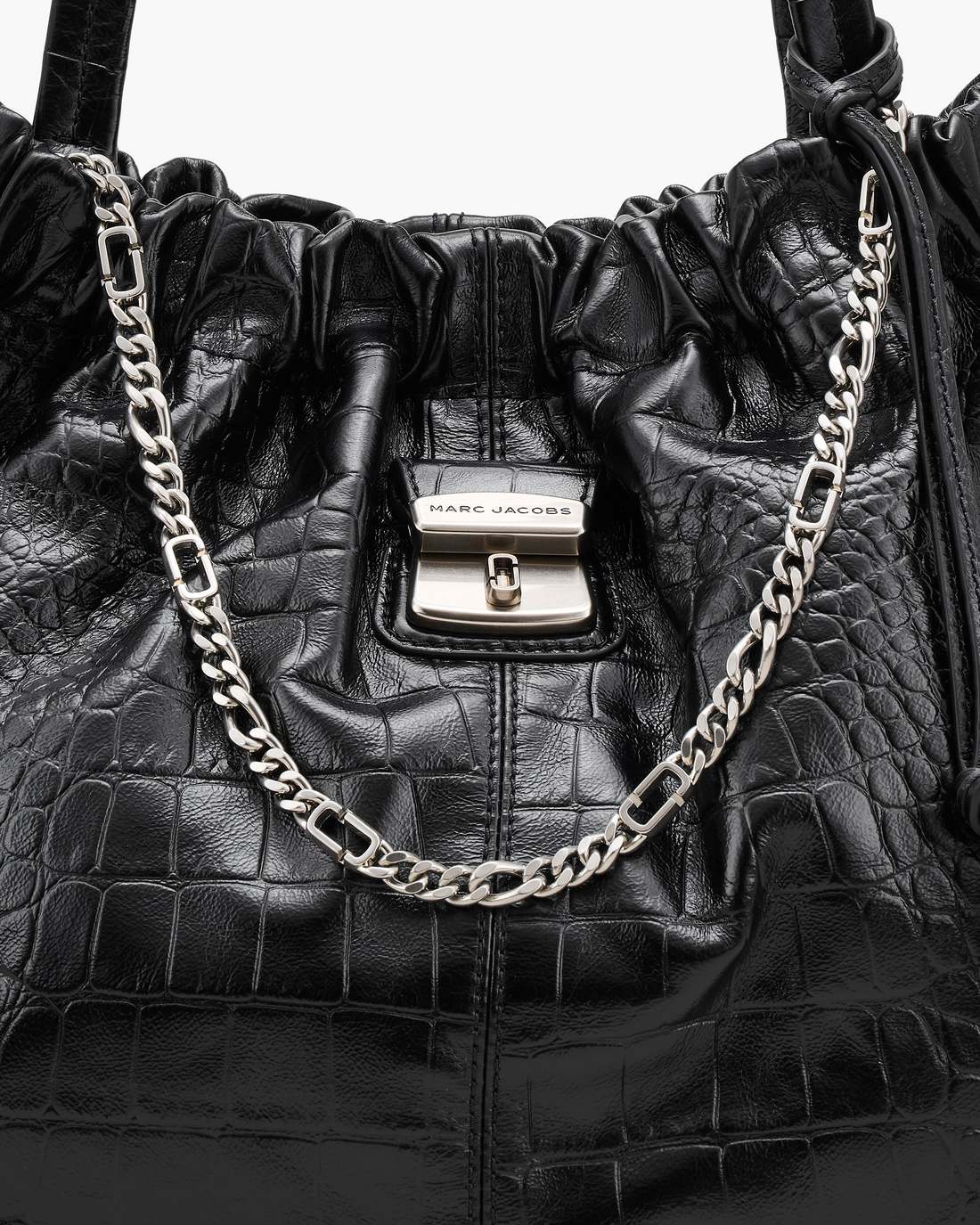 Marc Jacobs The Croc Cristina Tote Black