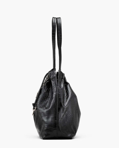 Marc Jacobs The Croc Cristina Tote Black