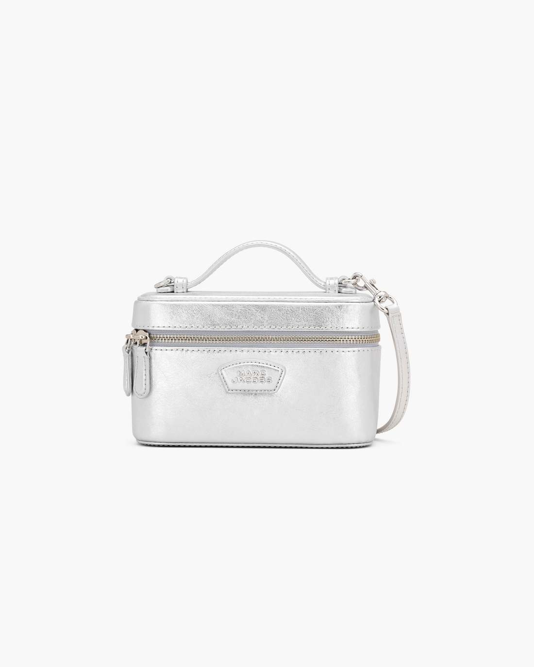 Marc Jacobs The Metallic Everyday Vanity Bag Silver