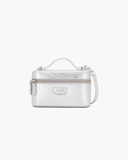 Marc Jacobs The Metallic Everyday Vanity Bag Silver