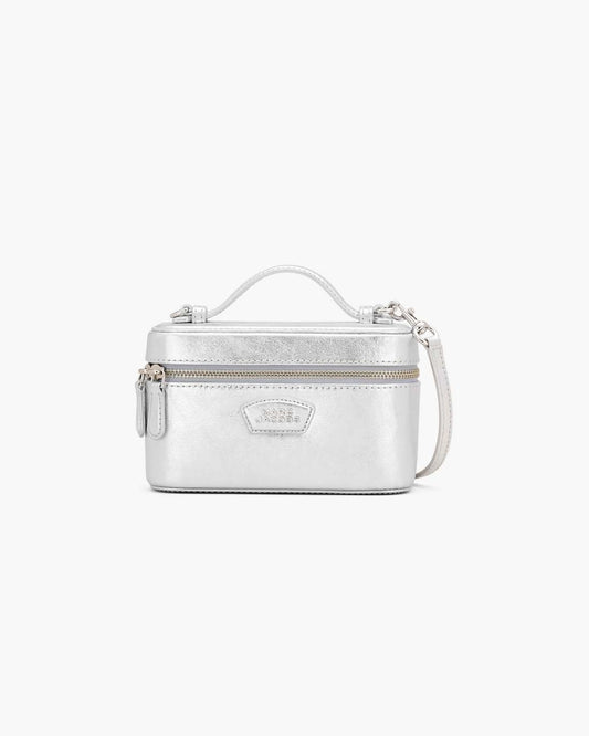 Marc Jacobs The Metallic Everyday Vanity Bag Silver