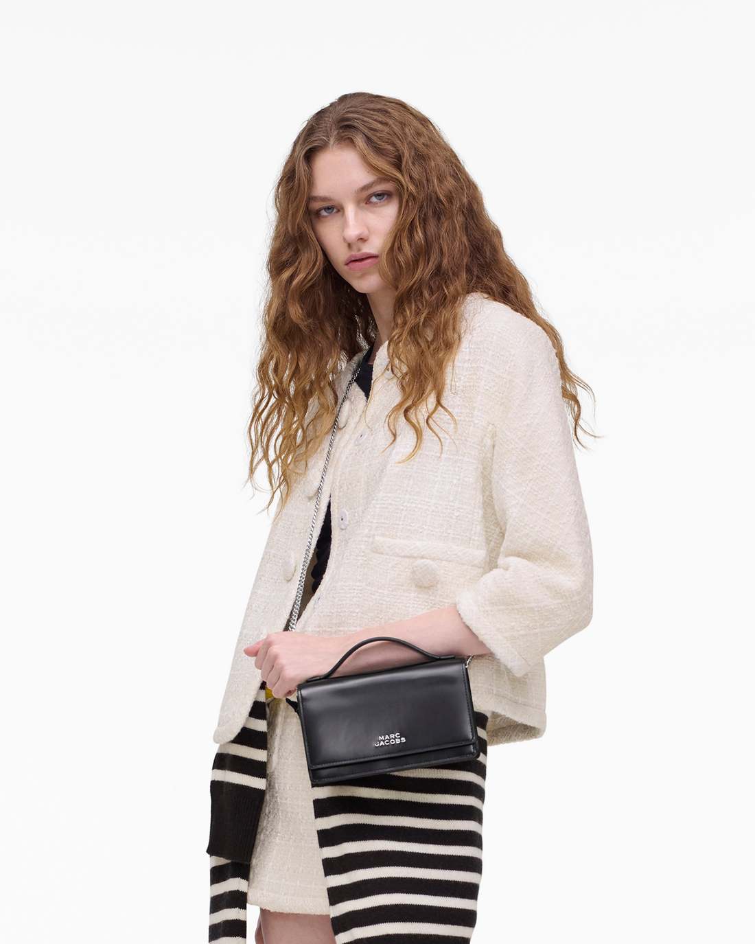 Marc Jacobs The Glam Mirror Mini Bag Black