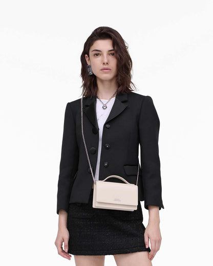 Marc Jacobs The Glam Mirror Mini Bag Cotton White
