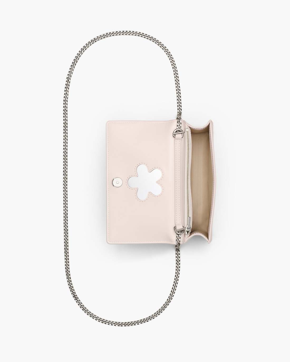 Marc Jacobs The Glam Mirror Mini Bag Cotton White