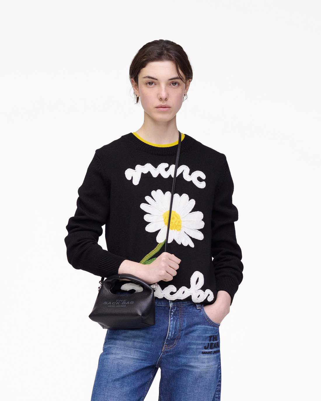Marc Jacobs The Micro Crossbody Sack Bag Black