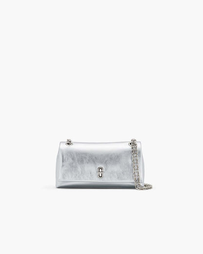 Marc Jacobs The Metallic Dual Chain Mini Bag Silver