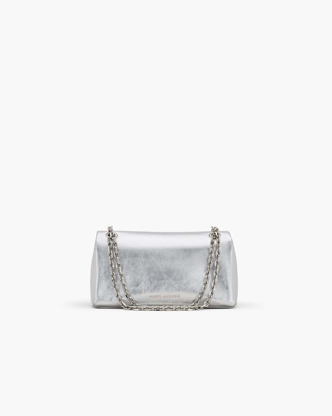 Marc Jacobs The Metallic Dual Chain Mini Bag Silver