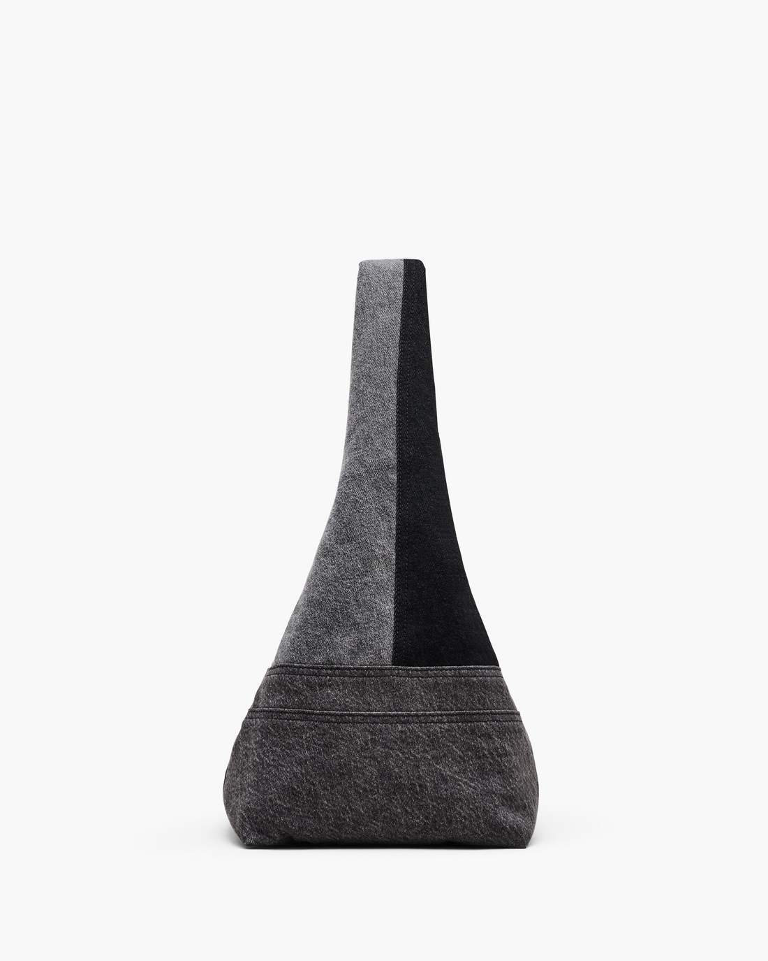 Marc Jacobs The Patchwork Denim Sack Bag Black Denim