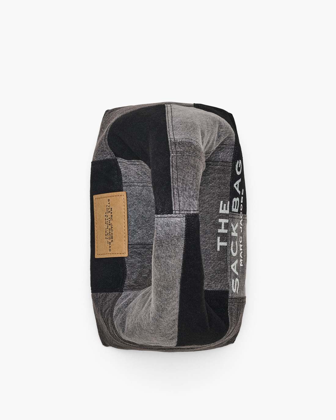 Marc Jacobs The Patchwork Denim Sack Bag Black Denim
