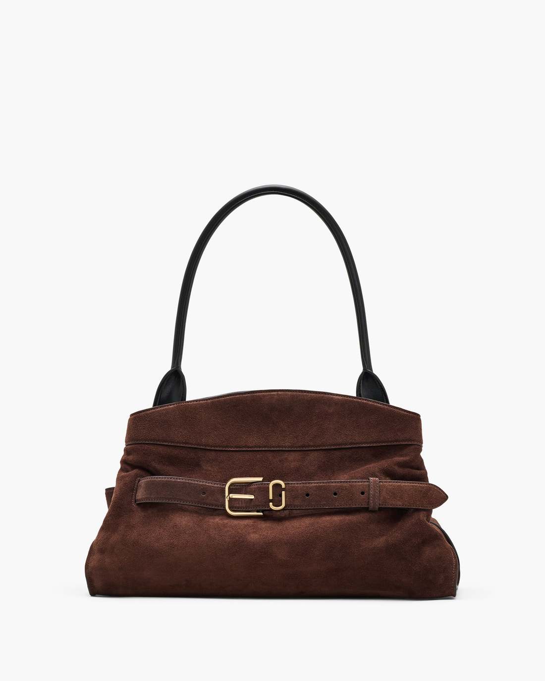 Marc Jacobs The Suede Dakota Satchel Dark Brown