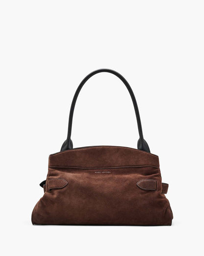 Marc Jacobs The Suede Dakota Satchel Dark Brown