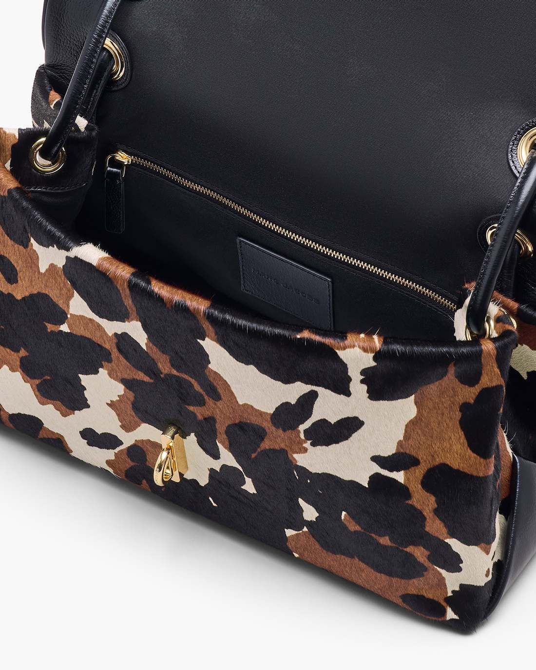 Marc Jacobs The Cow Haircalf Large Dual Bag Mocha Multi