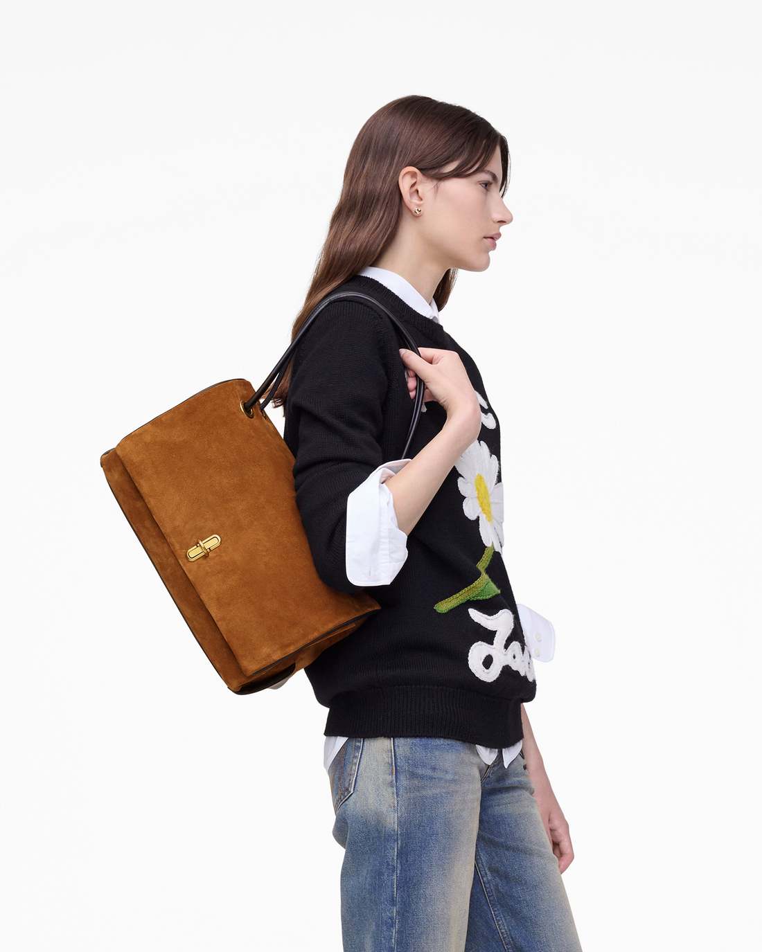 Marc Jacobs The Suede Large Dual Copper