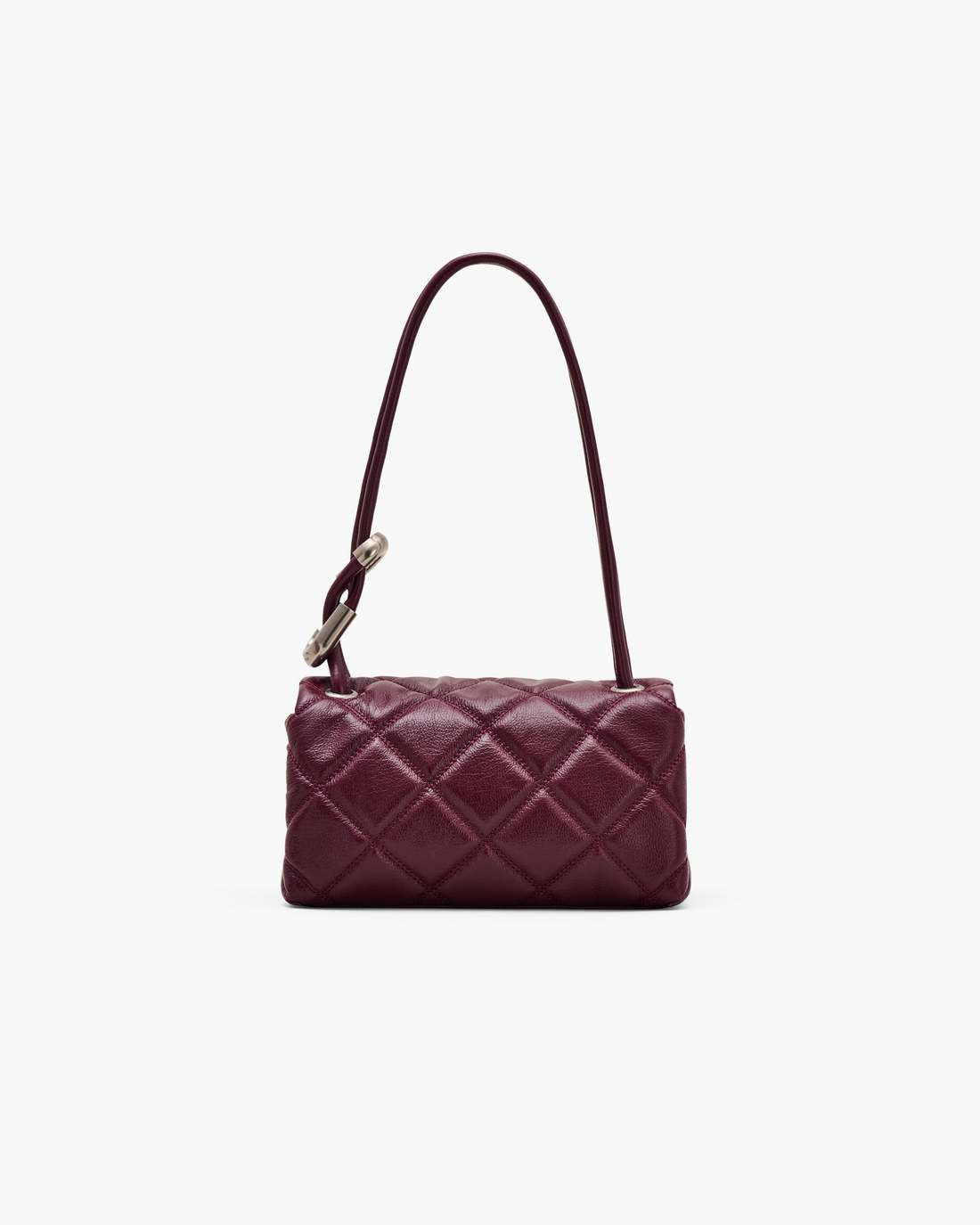 Marc Jacobs The Quilted Mini Dual Shoulder Bag Dark Plum