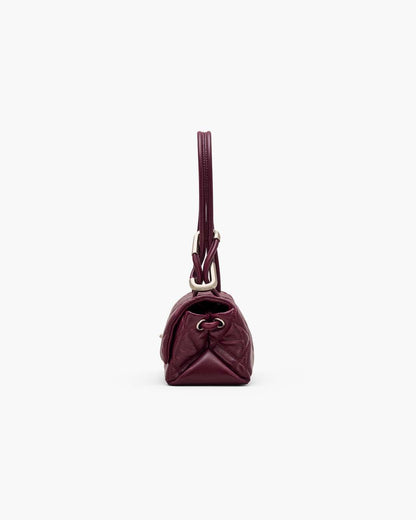 Marc Jacobs The Quilted Mini Dual Shoulder Bag Dark Plum