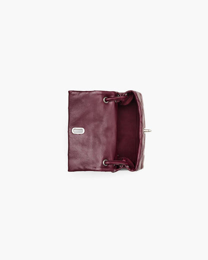 Marc Jacobs The Quilted Mini Dual Shoulder Bag Dark Plum