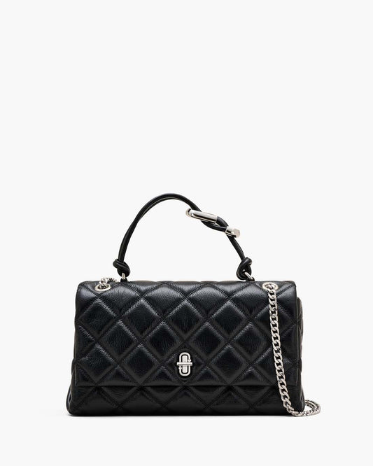 Marc Jacobs The Quilted Dual Convertible Shoulder Bag Black