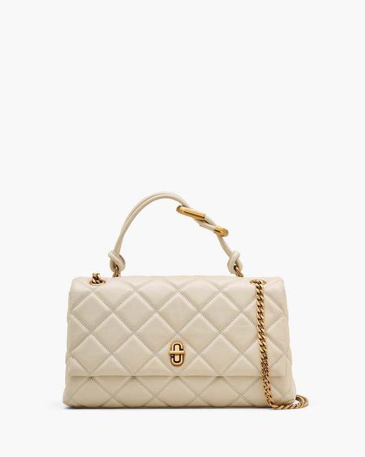Marc Jacobs The Quilted Dual Convertible Shoulder Bag Cloud White