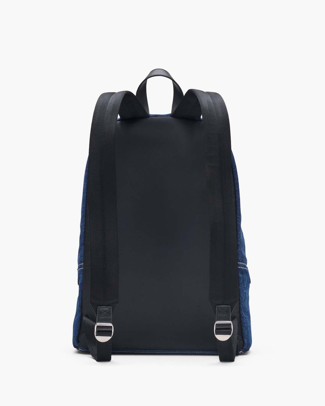 Marc Jacobs The Biker Colorblock Denim Large Backpack Indigo Multi