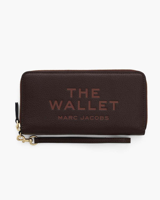 Marc Jacobs The Leather Continental Wallet Ganache