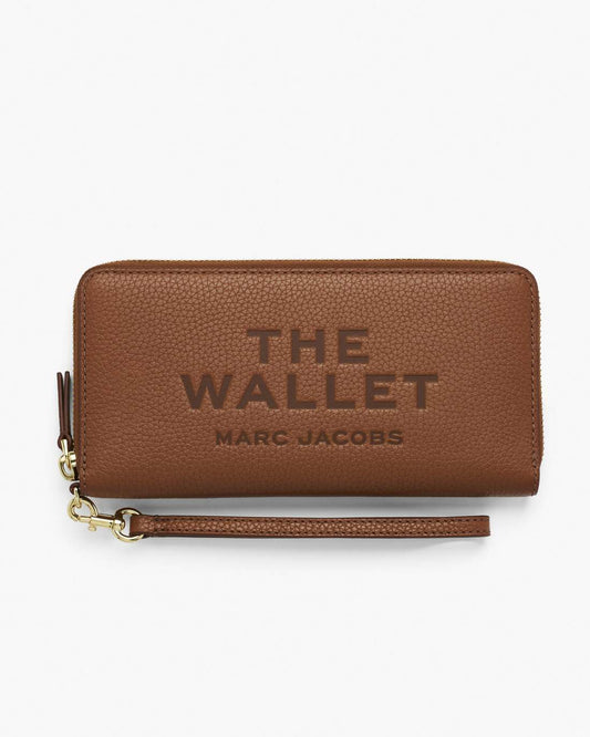 Marc Jacobs The Leather Continental Wallet Argan Oil