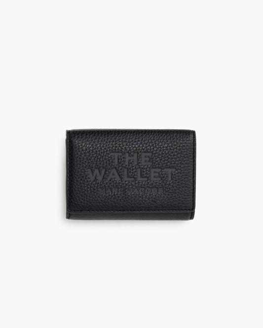 Marc Jacobs The Leather Trifold Wallet Black
