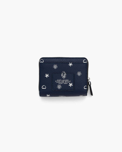 Marc Jacobs The Bandana Mini Compact Wallet Navy Multi