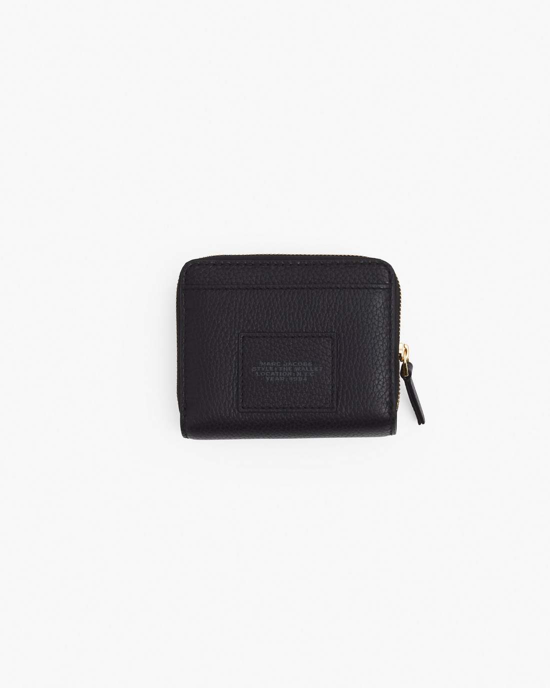 Marc Jacobs The Leather Mini Compact Wallet Black