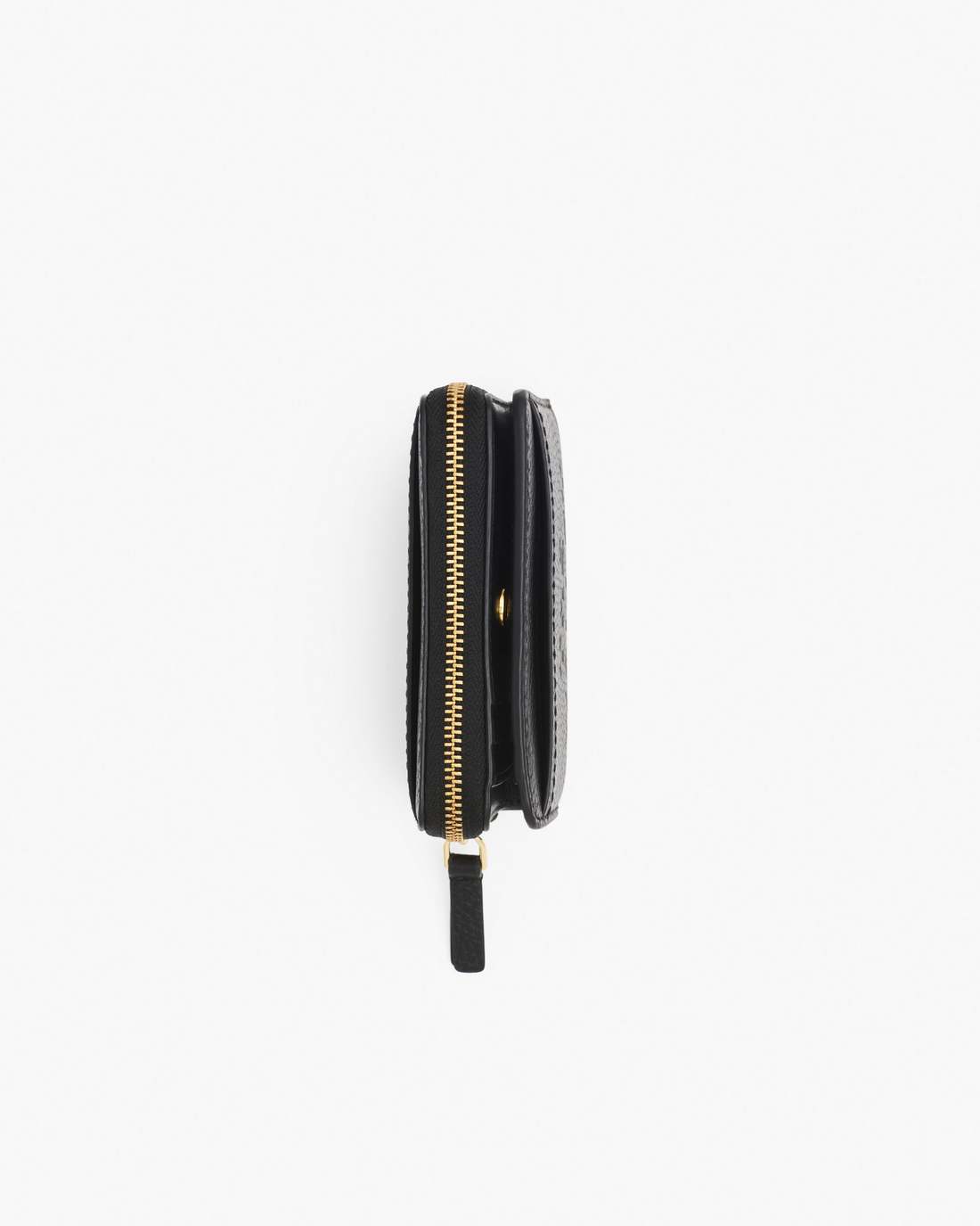Marc Jacobs The Leather Mini Compact Wallet Black