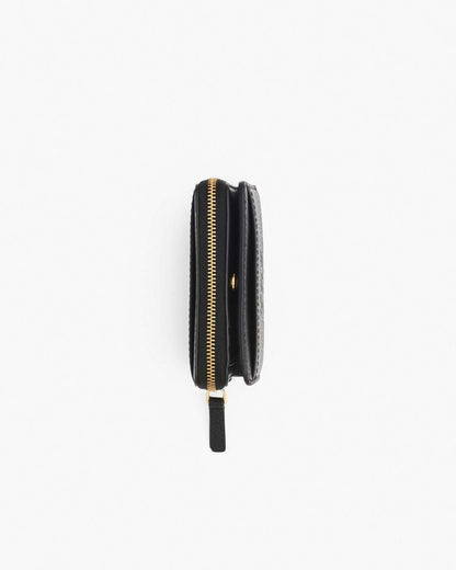 Marc Jacobs The Leather Mini Compact Wallet Black
