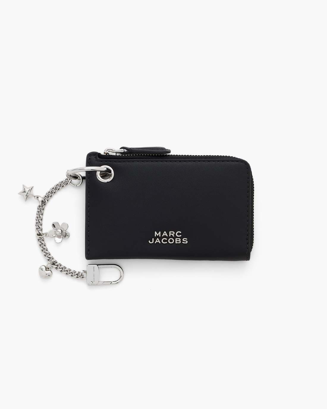 Marc Jacobs The Everyday Top Zip Charm Wallet Black