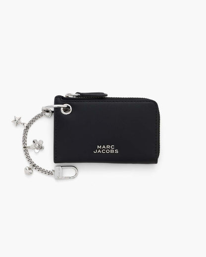 Marc Jacobs The Everyday Top Zip Charm Wallet Black