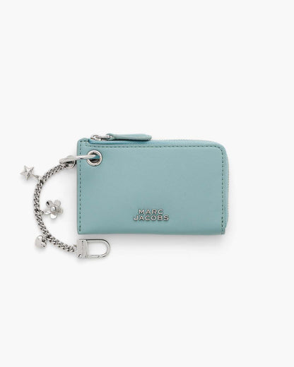 Marc Jacobs The Everyday Top Zip Charm Wallet Sky Blue