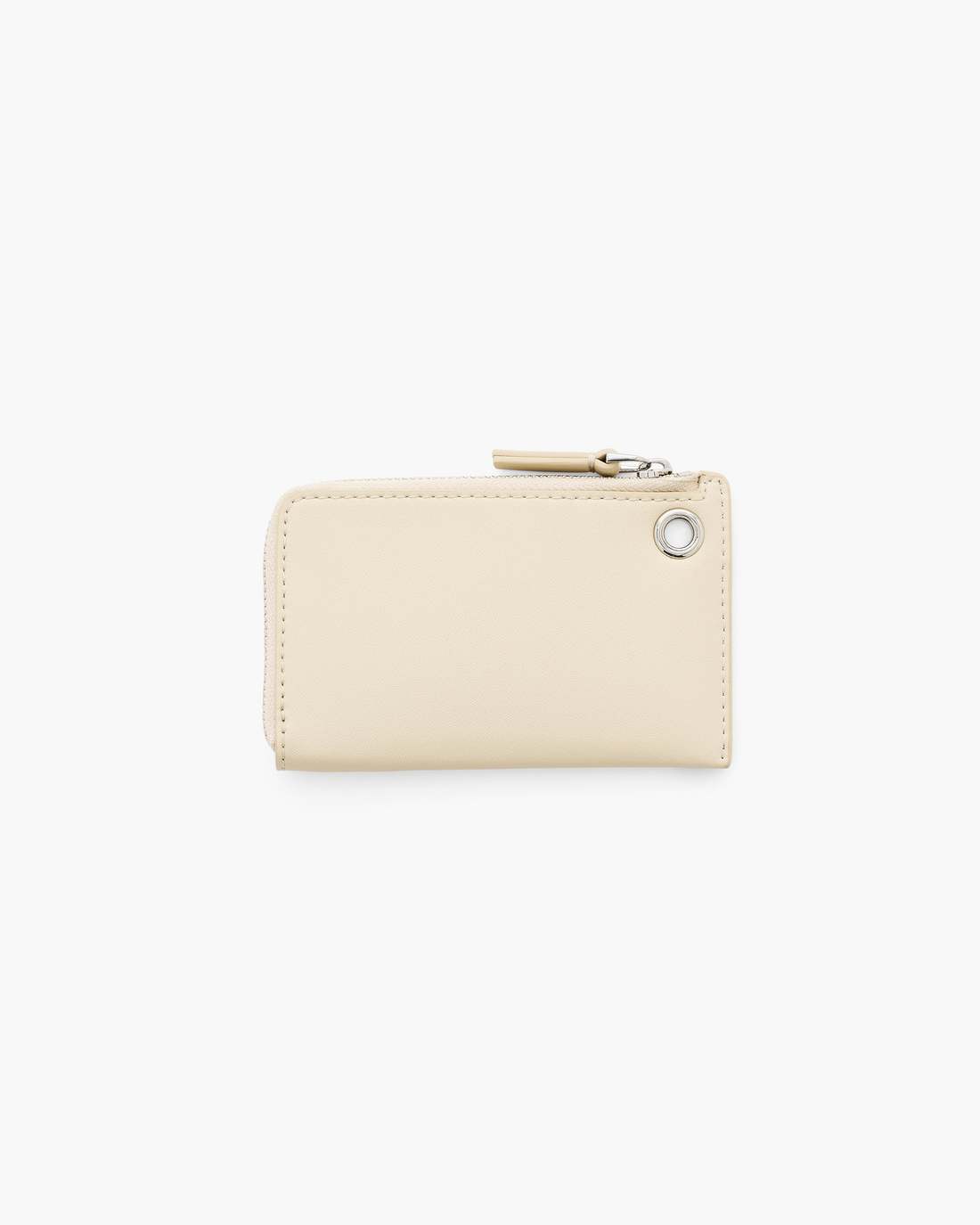 Marc Jacobs The Top Zip Charm Wallet Cloud White