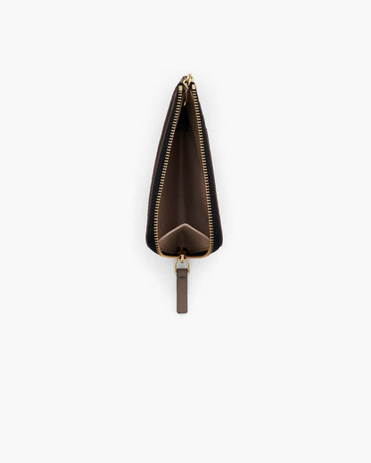 Marc Jacobs The Leather Top Zip Multi Wallet Cement