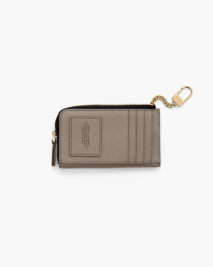 Marc Jacobs The Leather Top Zip Multi Wallet Cement
