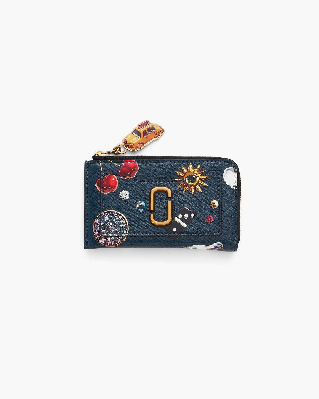 Marc Jacobs The Trinket Utility Snapshot Top Zip Multi Wallet Navy Multi