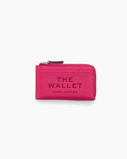 Marc Jacobs The Leather Top Zip Multi Wallet Raspberry Pink