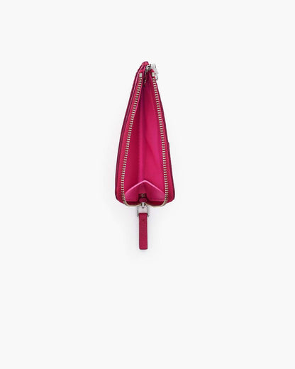 Marc Jacobs The Leather Top Zip Multi Wallet Raspberry Pink