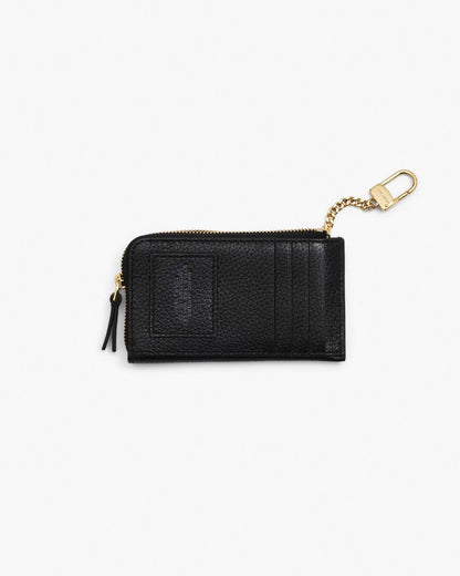 Marc Jacobs The Leather Top Zip Multi Wallet Black