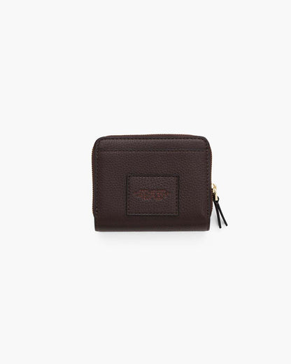 Marc Jacobs The Leather Mini Compact Wallet Ganache