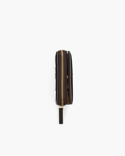 Marc Jacobs The Leather Mini Compact Wallet Ganache