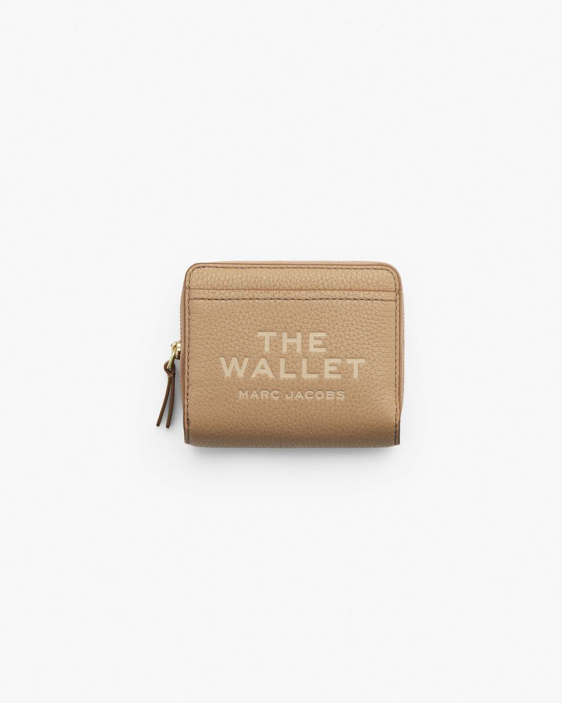 Marc Jacobs The Leather Mini Compact Wallet Camel
