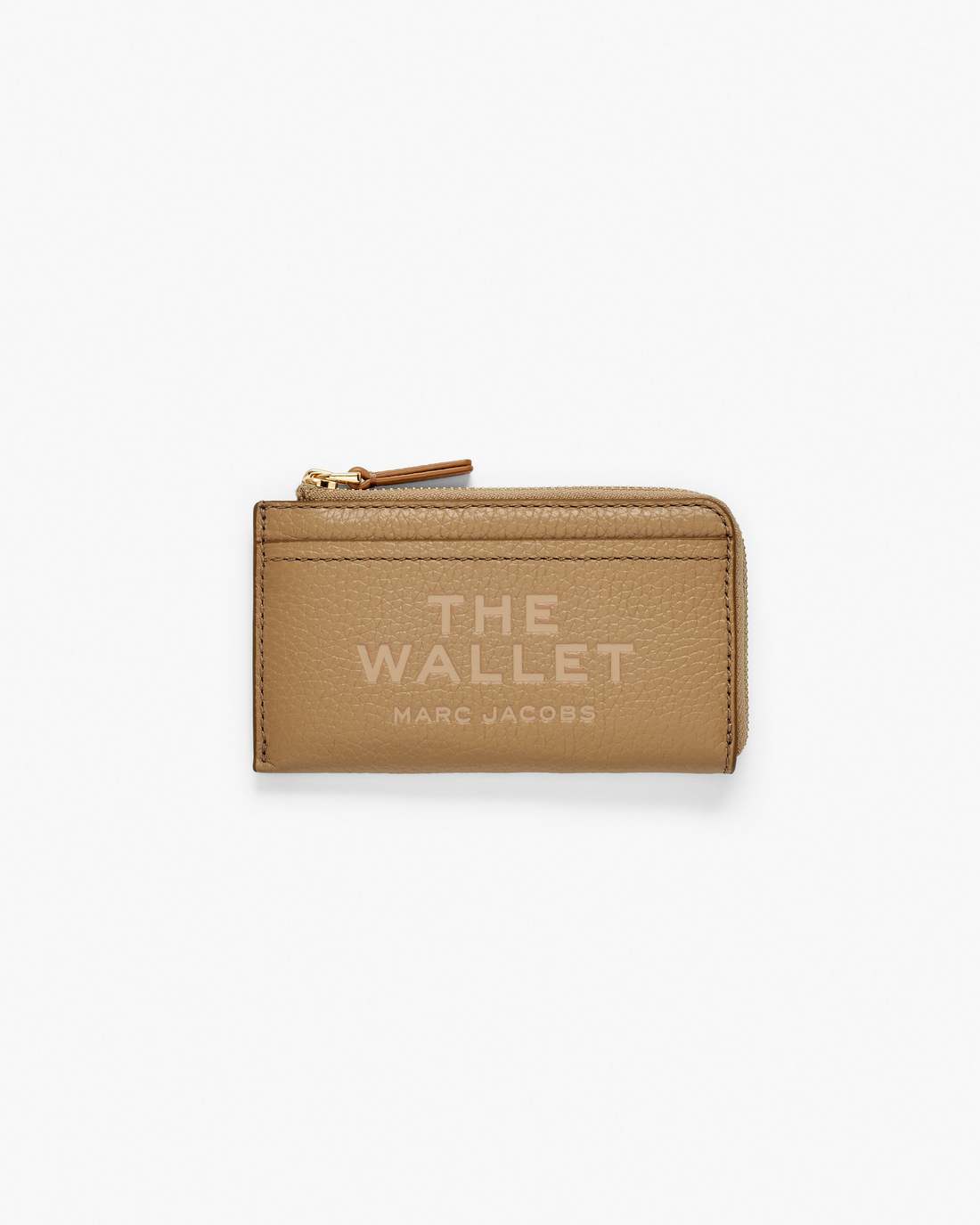 Marc Jacobs The Leather Top Zip Multi Wallet Camel