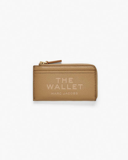 Marc Jacobs The Leather Top Zip Multi Wallet Camel