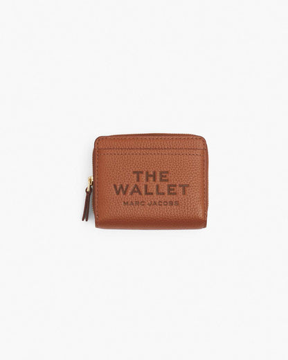 Marc Jacobs The Leather Mini Compact Wallet Argan Oil