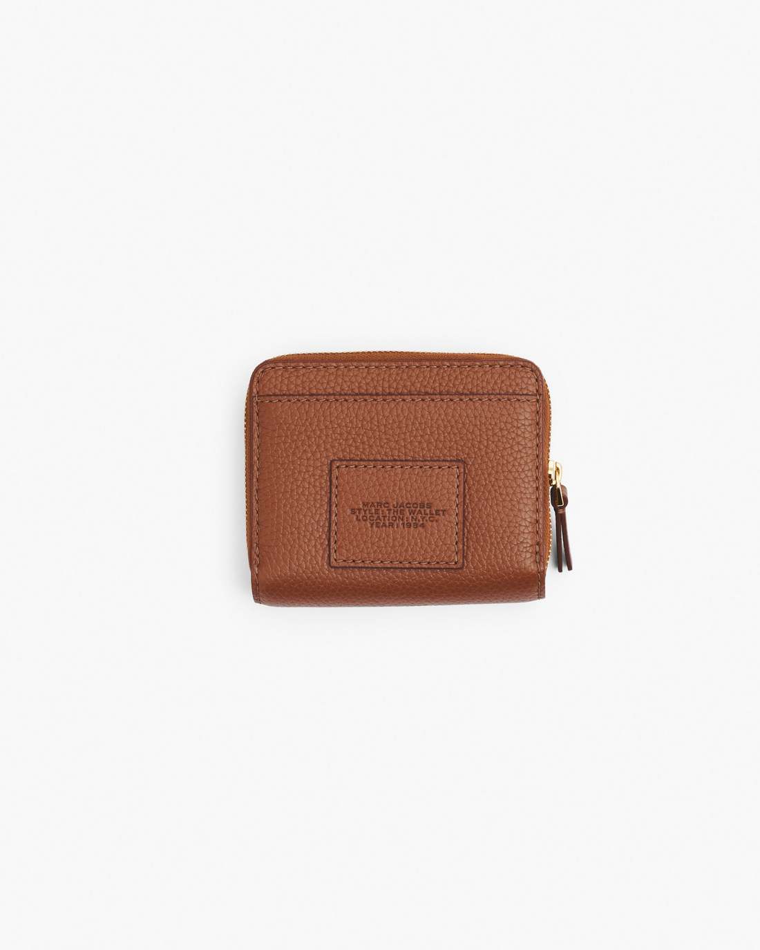 Marc Jacobs The Leather Mini Compact Wallet Argan Oil