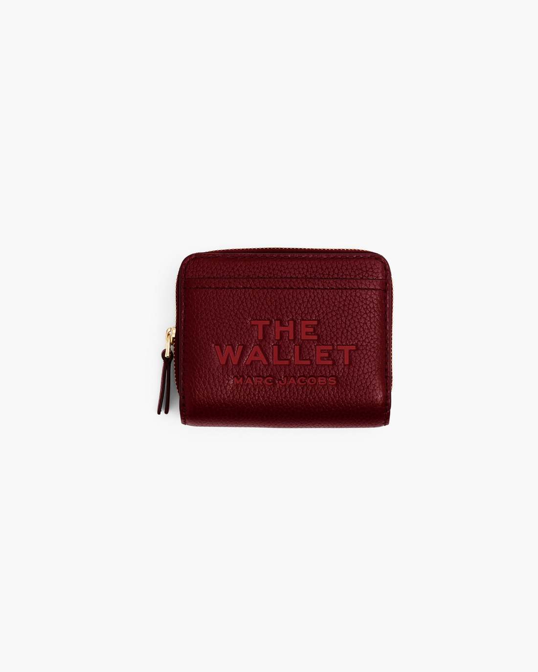 Marc Jacobs The Leather Mini Compact Wallet Cherry