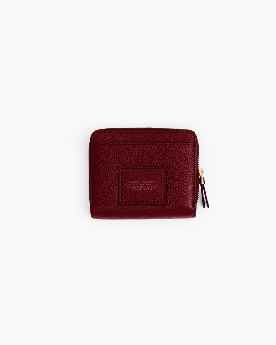 Marc Jacobs The Leather Mini Compact Wallet Cherry